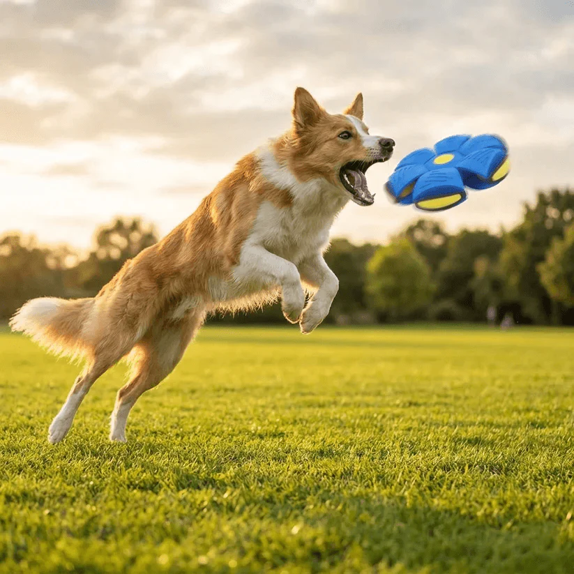 🐕 TurboPet - 2-in-1 Interactive Toy for Dogs (Frisbee + Ball) 🐾