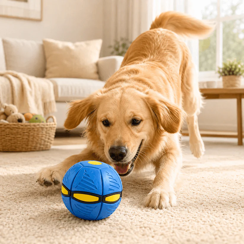 🐕 TurboPet - 2-in-1 Interactive Toy for Dogs (Frisbee + Ball) 🐾